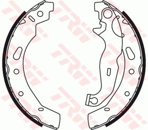 Set saboti frana MAZDA 2 (DE_, DH_) 1.5 MZR (DE5FS) benzina 102 cai TRW GS8787