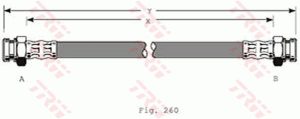 Furtun frana MAZDA 323 S V (BA) 1.5 16V (BA11) benzina 88 cai TRW PHA368