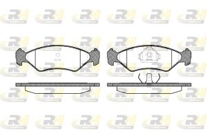Placute frana MAZDA 121 III (JASM, JBSM) 1.3 benzina 50 cai ROADHOUSE 2285.10