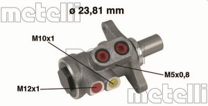 Pompa centrala frana MAZDA 2 (DY) 1.2 (DY3W) benzina 75 cai METELLI 05-0448