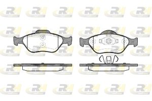 Placute frana MAZDA 2 (DY) 1.2 (DY3W) benzina 75 cai ROADHOUSE 2766.00