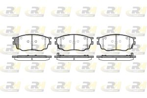 Placute frana MAZDA 6 limuzina (GH) 2.5 MZR (GH5FS, GH5FP) benzina 170 cai ROADHOUSE 2800.22