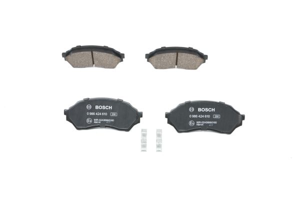 Placute frana MAZDA 323 S VI limuzina (BJ) 1.5 16V (BJ5P) benzina 88 cai BOSCH 0 986 424 610