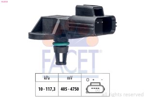 Senzor presiune aer MAZDA 6 limuzina (GH) 2.5 MZR (GH5FS, GH5FP) benzina 170 cai FACET 10.3151