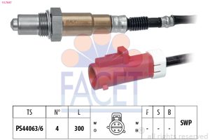 Sonda Lambda MAZDA 2 (DY) 1.2 (DY3W) benzina 75 cai FACET 10.7687