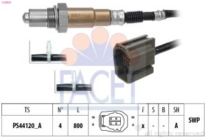 Sonda Lambda MAZDA 3 limuzina (BL) 1.6 MZR (BL12) benzina 105 cai FACET 10.8561
