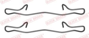 Set accesorii placute frana MAZDA 3 hatchback (BP) 2.5 e-SKYACTIV-G (BP5H) benzina/elector 140 cai QUICK BRAKE 109-1755
