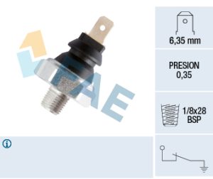 Senzor presiune ulei MAZDA 121 II (DB) 1.3 16V (DB3PA) benzina 53 cai FAE 11610