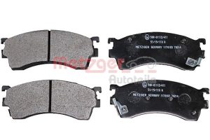 Placute frana MAZDA 323 S VI limuzina (BJ) 1.6 (BJ12) benzina 95 cai METZGER 1170183