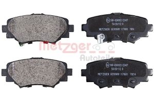 Placute frana MAZDA 3 limuzina (BM_, BN_) 1.5 D (BMLFP, BMLFS) diesel 105 cai METZGER 1170801