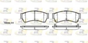 Placute frana MAZDA 6 limuzina (GH) 2.2 MZR-CD (GH10) diesel 185 cai ROADHOUSE 21196.02