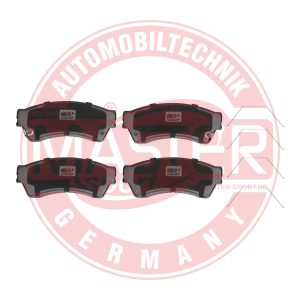 Placute frana MAZDA 6 limuzina (GH) 2.2 MZR-CD (GH10) diesel 185 cai MASTERSPORT GERMANY 13046056102N-SET-MS