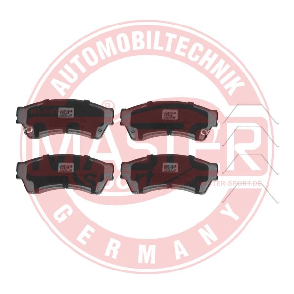 Placute frana MAZDA 6 limuzina (GH) 2.2 MZR-CD (GH10) diesel 185 cai MASTERSPORT GERMANY 13046056102N-SET-MS