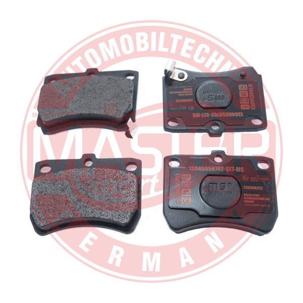 Placute frana MAZDA 121 I (DA) 1.1 (DA101) benzina 57 cai MASTERSPORT GERMANY 13046059702-SET-MS