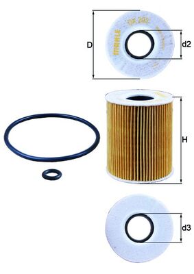 Filtru ulei MAZDA 6 combi (GH) 2.5 MZR (GH5FW) benzina 170 cai KNECHT OX 203D