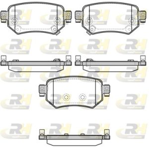 Placute frana MAZDA 6 combi (GJ, GL) 2.2 D (GJ2FW, GJ1021, GJ1022, GL1021) diesel 175 cai ROADHOUSE 21682.02