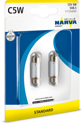 Bec iluminare numar circulatie MAZDA 323 C IV (BG) 1.8 16V Turbo 4WD (BG8S) benzina 185 cai NARVA 171254000