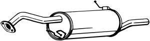 Toba esapament finala MAZDA 323 F VI hatchback (BJ) 1.5 16V (BJ5W) benzina 88 cai BOSAL 171-319