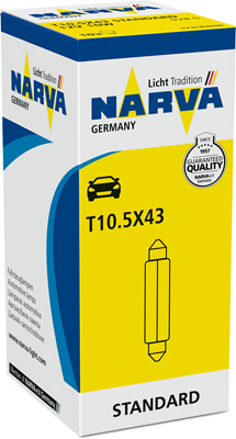 Bec iluminare numar circulatie MAZDA 121 II (DB) 1.3 16V (DB3PA) benzina 53 cai NARVA 173143000