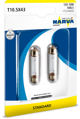 Bec iluminare numar circulatie MAZDA 121 II (DB) 1.3 16V (DB3PA) benzina 53 cai NARVA 173144000