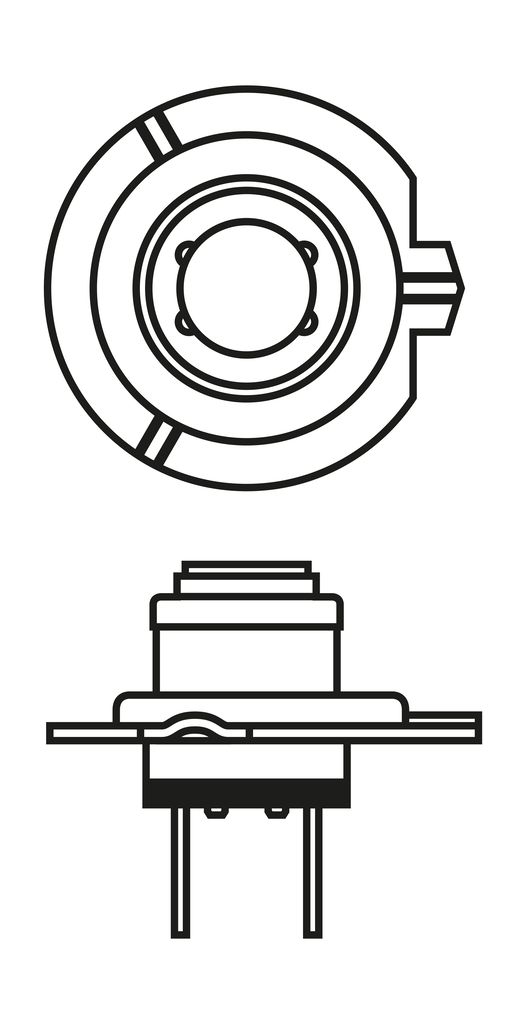 Bec far faza lunga MAZDA 5 (CR) 2.0 CD (CR19) diesel 143 cai BOSCH 1 987 301 012