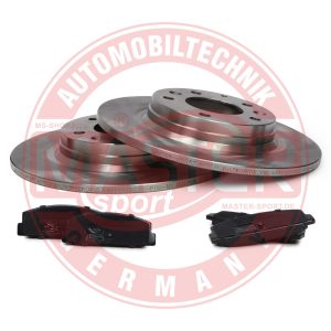 Set frana frana disc MAZDA 6 Hatchback (GH) 2.5 MZR (GH5FS) benzina 170 cai MASTERSPORT GERMANY 201003020