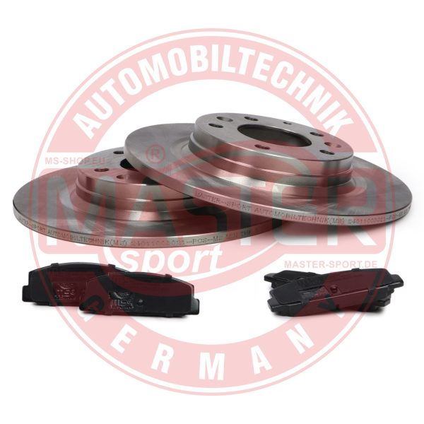Set frana frana disc MAZDA 6 Hatchback (GH) 2.5 MZR (GH5FS) benzina 170 cai MASTERSPORT GERMANY 201003020