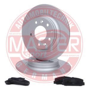 Set frana frana disc MAZDA 6 combi (GH) 2.5 MZR (GH5FW) benzina 170 cai MASTERSPORT GERMANY 201053020