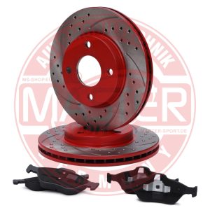 Set frana frana disc MAZDA 2 (DY) 1.2 (DY3W) benzina 75 cai MASTERSPORT GERMANY 202221721