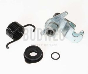 Set reparatie parghie frana parcare (etrier) MAZDA 323 S VI limuzina (BJ) 1.6 (BJ12) benzina 95 cai BUDWEG CALIPER 2099377