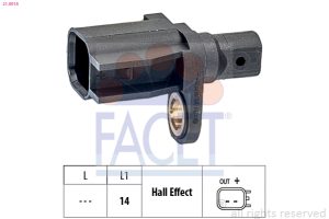 Senzor turatie roata MAZDA 3 limuzina (BL) 2.2 MZR CD (BL10) diesel 185 cai FACET 21.0018