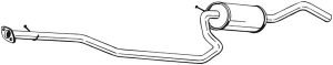 Toba esapamet intermediara MAZDA 121 III (JASM, JBSM) 1.25 benzina 75 cai BOSAL 286-955