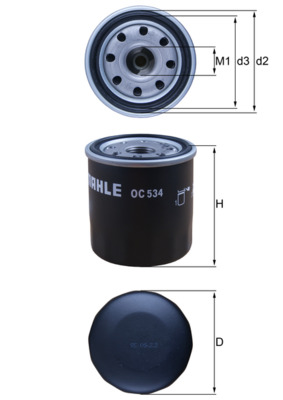 Filtru ulei MAZDA 2 hatchback (KB) 1.5 Hybrid (KBAC3X) benzina/elector 116 cai KNECHT OC 534