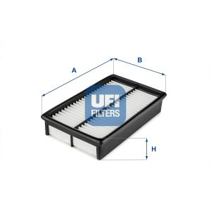 Filtru aer MAZDA 3 limuzina (BL) 2.0 MZR DISI (BL12) benzina 151 cai UFI 30.626.00