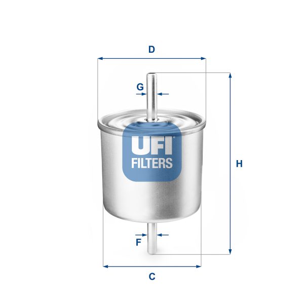 Filtru combustibil MAZDA 121 III (JASM, JBSM) 1.3 benzina 50 cai UFI 31.514.00