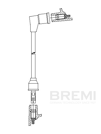 Fisa bujii MAZDA 323 I (FA) 1.0 (FA4PS) benzina 45 cai BREMI 314/50
