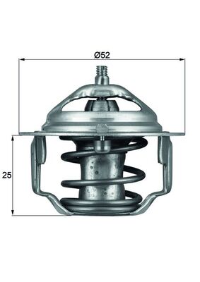 Termostat lichid racire MAZDA 323 II Hatchback (BD) 1.5 (BD105) benzina 88 cai MAHLE ORIGINAL TX 64 82