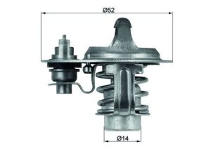 Termostat lichid racire MAZDA 323 C IV (BG) 1.8 16V Turbo 4WD (BG8S) benzina 185 cai MAHLE ORIGINAL TX 76 88D