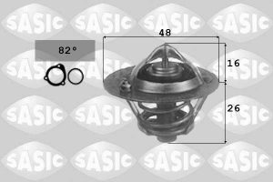 Termostat lichid racire MAZDA 121 III (JASM, JBSM) 1.25 benzina 75 cai SASIC 3306025