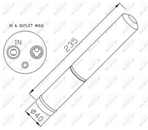 Uscator aer conditionat MAZDA 2 (DE_, DH_) 1.5 MZR (DE5FS) benzina 102 cai NRF 33225