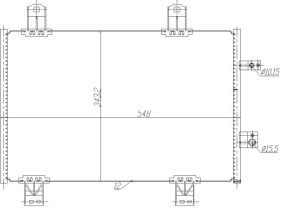 Condensator climatizare MAZDA 2 hatchback (DL, DJ) 1.5 D (DJ5FS) diesel 105 cai NRF 350480