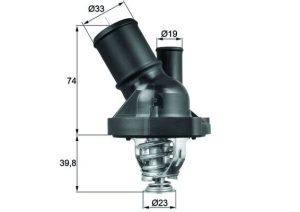 Termostat lichid racire MAZDA 6 Hatchback (GH) 2.5 MZR (GH5FS) benzina 170 cai MAHLE ORIGINAL TI 200 82