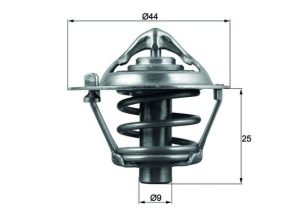 Termostat lichid racire MAZDA 6 Hatchback (GH) 2.0 MZR (GHEFS) benzina 155 cai MAHLE ORIGINAL TX 113 88D