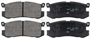 Placute frana MAZDA 626 III Hatchback (GD) 2.2 12V (GD102) benzina 115 cai ABS 36672