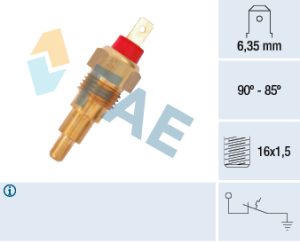 Comutator temperatura ventilator radiator MAZDA 121 I (DA) 1.1 (DA101) benzina 57 cai FAE 37620