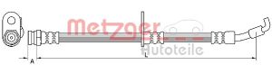 Furtun frana MAZDA 2 (DE_, DH_) 1.5 MZR (DE5FS) benzina 102 cai METZGER 4110875
