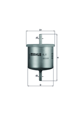 Filtru combustibil MAZDA 121 III (JASM, JBSM) 1.3 benzina 50 cai MAHLE ORIGINAL KL 61