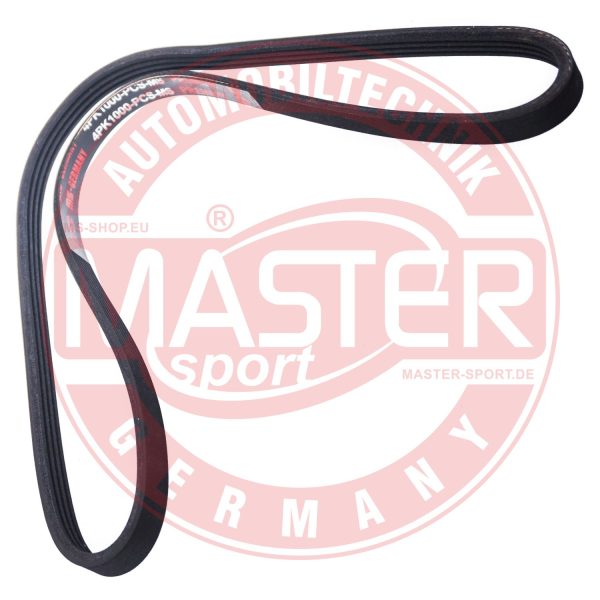 Curea transmisie cu caneluri MAZDA 323 S VI limuzina (BJ) 1.5 16V (BJ5P) benzina 88 cai MASTERSPORT GERMANY 4PK1000-PCS-MS