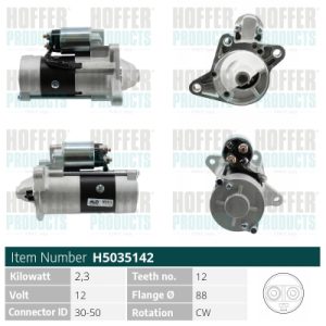 Electromotor MAZDA 5 (CR) 2.0 CD (CR19) diesel 143 cai HOFFER H5035142
