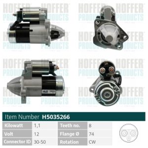 Electromotor MAZDA 3 (BK) 1.6 (BK14) benzina 105 cai HOFFER H5035266